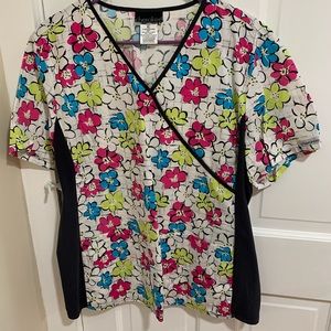 Cherokee Women’s floral scrub top